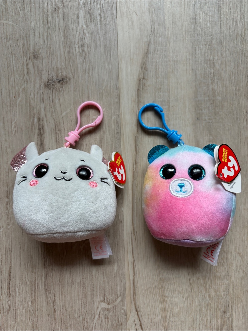 NWT Ty Squishy Beanie Keychain Collection
